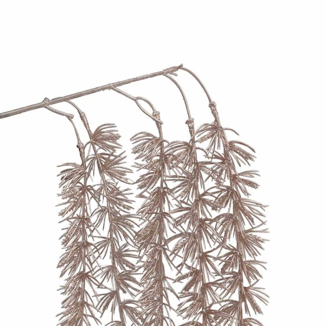 Ramo Natalizio con Aghi Metallizzato L.68 cm 2 Colori