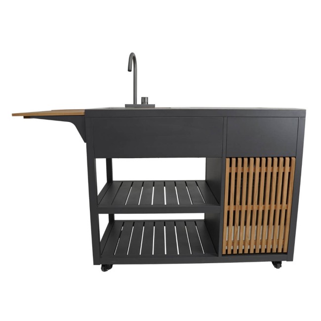 Cucina da Giardino in Acciaio e Teak - Stoccolma