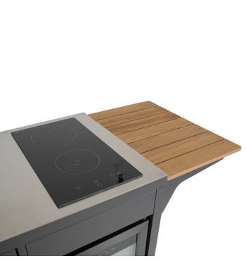 Cucina da Giardino in Acciaio e Teak - Stoccolma