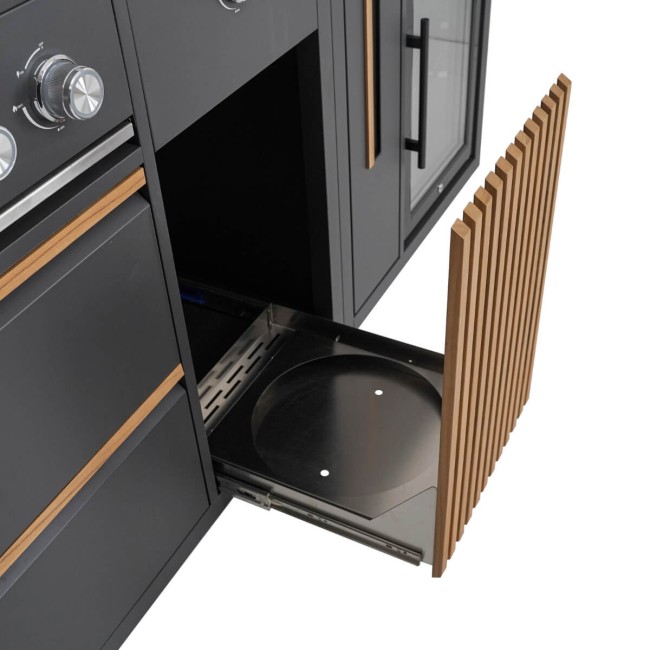 Cucina da Giardino in Acciaio e Teak - Stoccolma