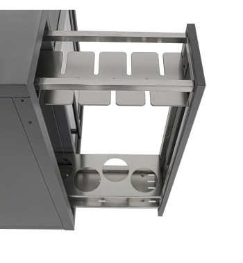 Cucina da Giardino in Acciaio e Teak - Stoccolma