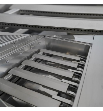 Cucina da Giardino in Acciaio e Teak - Stoccolma