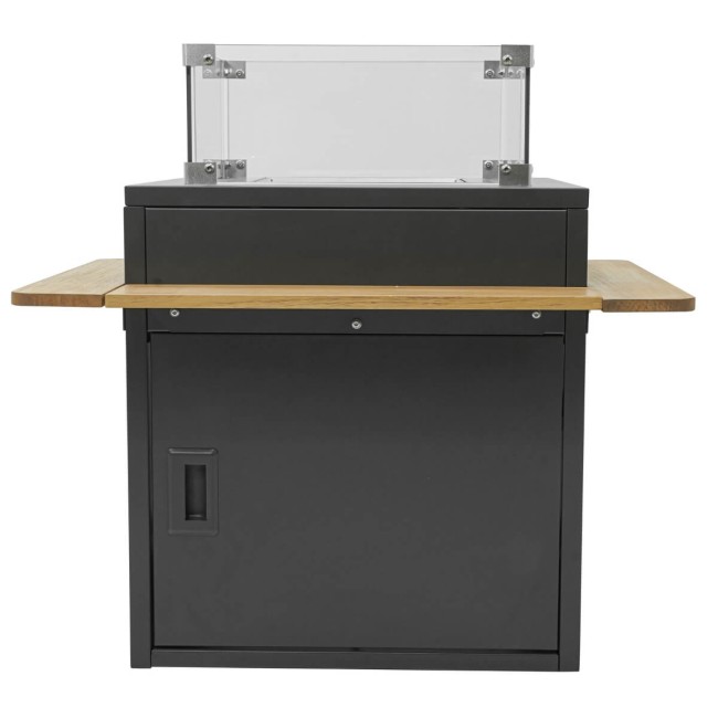 Stufa da Esterno in Teak e Alluminio - Riga