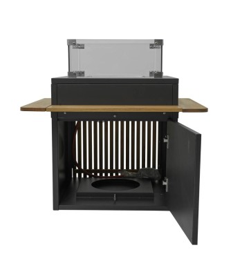 Stufa da Esterno in Teak e Alluminio - Riga