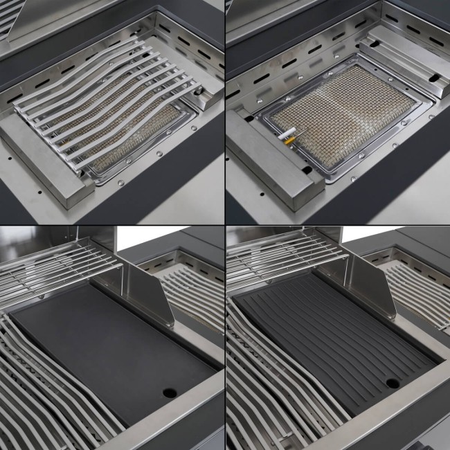 Cucina Outdoor in Acciaio e Pietra Sinterizzata - Copenaghen