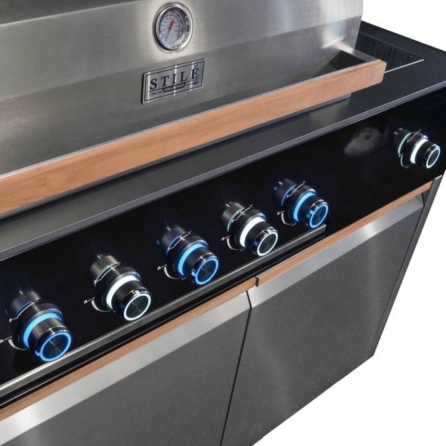 Cucina Outdoor in Acciaio e Pietra Sinterizzata - Copenaghen