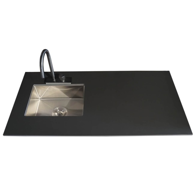 Cucina Outdoor in Acciaio e Pietra Sinterizzata - Copenaghen