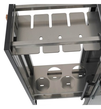 Cucina Outdoor in Acciaio e Pietra Sinterizzata - Copenaghen