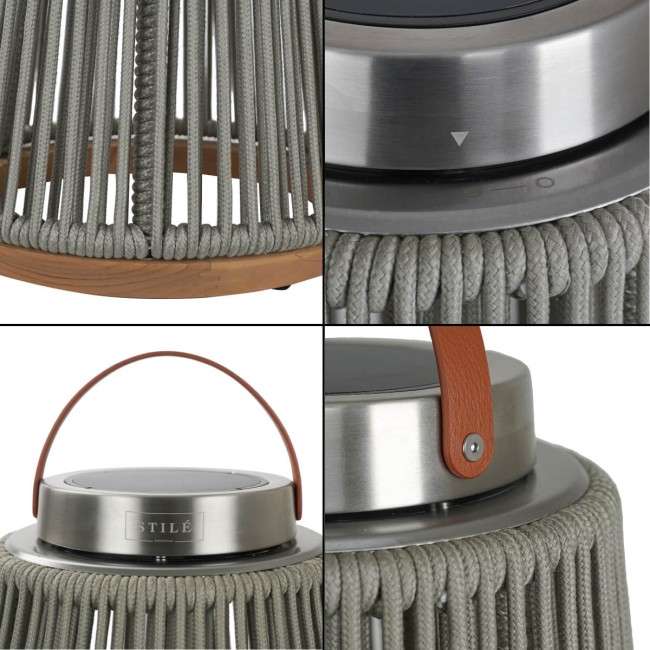 Lampada da Esterno Ricaricabile Solare o USB-C