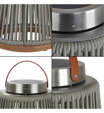 Lampada da Esterno Ricaricabile Solare o USB-C