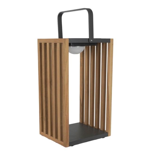 Lampada da Esterno in Alluminio e Teak