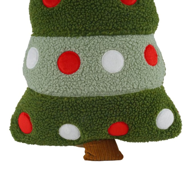 Cuscino Natalizio a forma di Alberello 36x13xH.61 cm