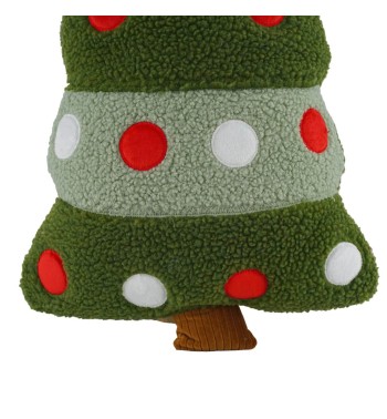 Cuscino Natalizio a forma di Alberello 36x13xH.61 cm