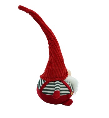 Gnomo Natalizio con Vestito Rosso H.68 cm