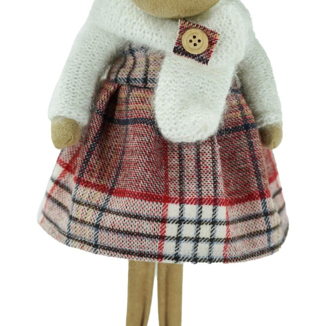 Renna Natalizia in Piedi Maschio o Femmina H.40 cm