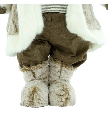 Babbo Natale con Abito Taupe 4 Misure