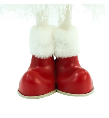 Bambolina Natalizia con Abito Bianco e Rosso H.49 cm 2 Modelli Bambolina Natalizia con Abito Bianco e Rosso H.49 cm 2 Modelli