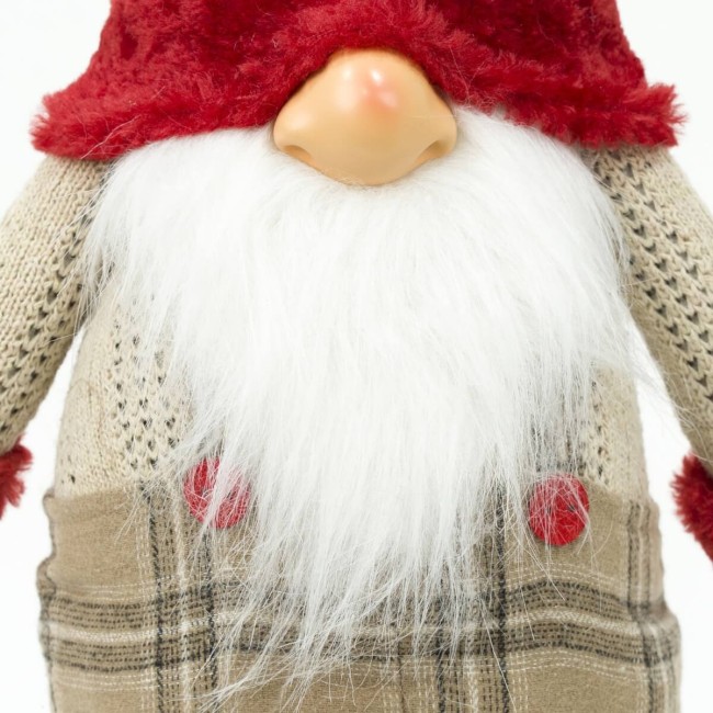 Gnomo Natalizio in Piedi con Salopette H.55 cm