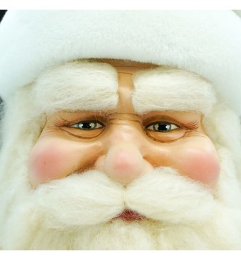 Testa di Babbo Natale da Appendere H.61 cm