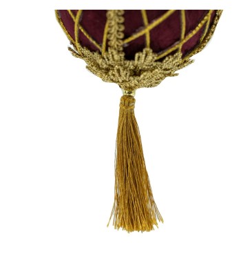 Palla di Natale con Nappa D.10 cm