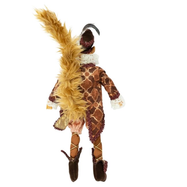 Mr. Scoiattolo con Abito Burgundy e Rame 8x30 cm