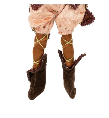 Mr. Scoiattolo con Abito Burgundy e Rame 8x30 cm