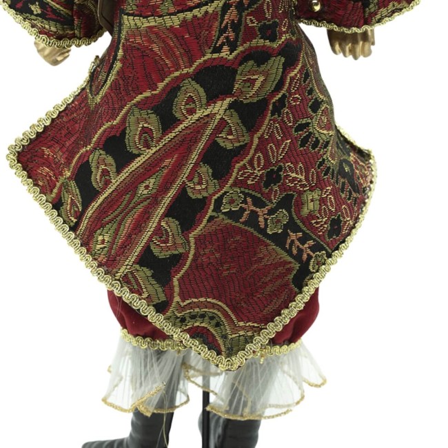 Schiaccianoci Natalizio su Base Rotonda H.52 cm