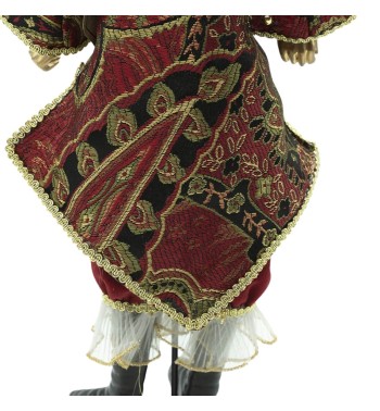 Schiaccianoci Natalizio su Base Rotonda H.52 cm