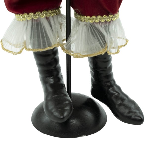 Schiaccianoci Natalizio su Base Rotonda H.52 cm