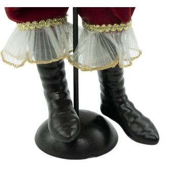 Schiaccianoci Natalizio su Base Rotonda H.52 cm