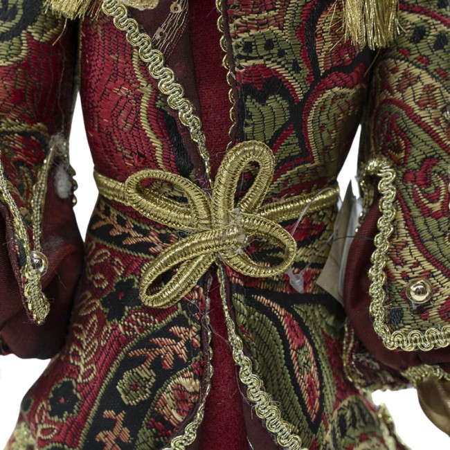 Schiaccianoci Natalizio su Base Rotonda H.52 cm