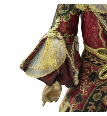 Schiaccianoci Natalizio su Base Rotonda H.52 cm