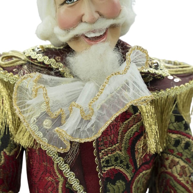 Schiaccianoci Natalizio su Base Rotonda H.52 cm