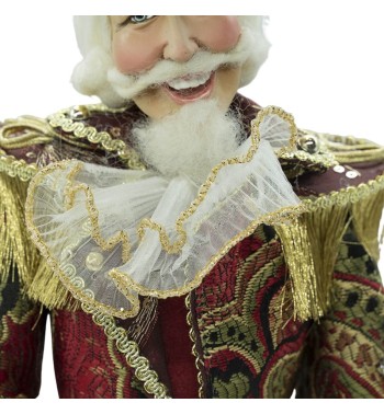 Schiaccianoci Natalizio su Base Rotonda H.52 cm