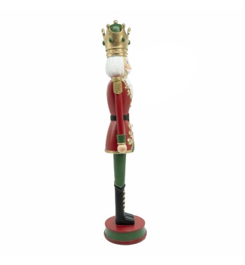 Schiaccianoci Natalizio in Resina con Luci Led H.55,5 cm