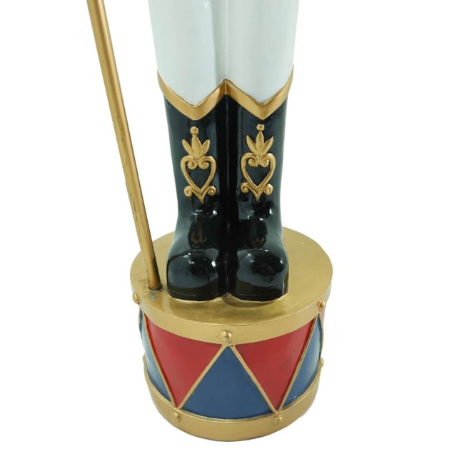 Schiaccianoci di Natale in Resina su Piedistallo H.145 cm