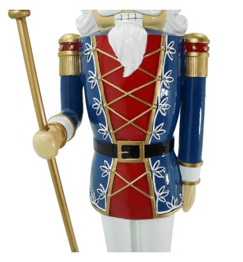 Schiaccianoci di Natale in Resina su Piedistallo H.145 cm