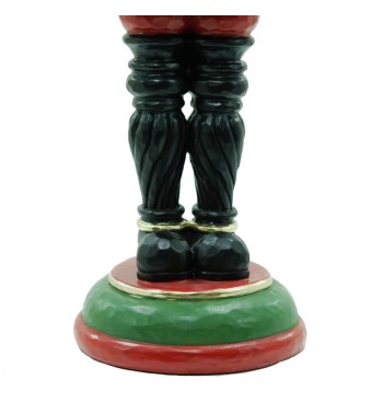 Schiaccianoci Natalizio in Resina con Giacca Verde 2 Misure