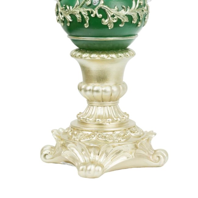 Schiaccianoci Natalizio con Luci Led su Sfere H.61 cm