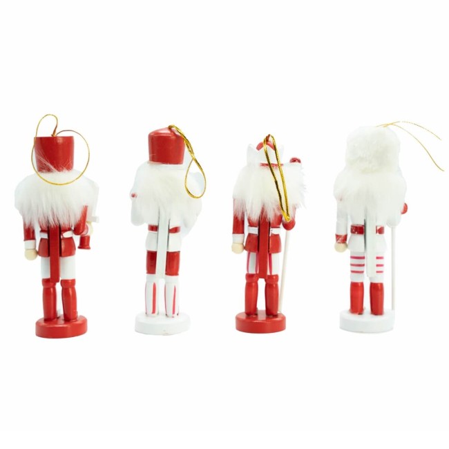 Schiaccianoci di Natale H.13 cm Conf. da 4 pz