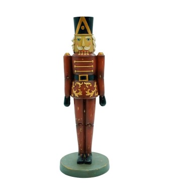 Soldatino Natalizio in Resina Rosso H.33 cm