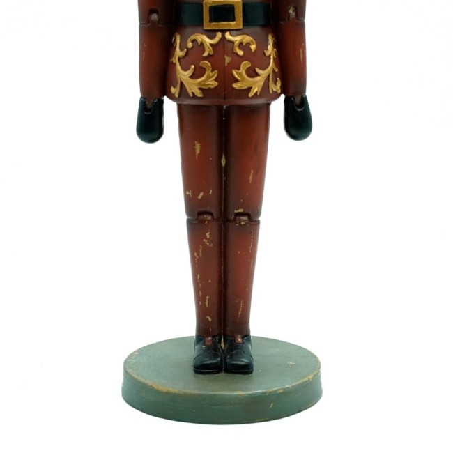 Soldatino Natalizio in Resina Rosso H.33 cm