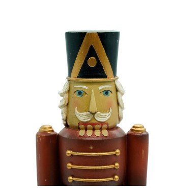 Soldatino Natalizio in Resina Rosso H.33 cm