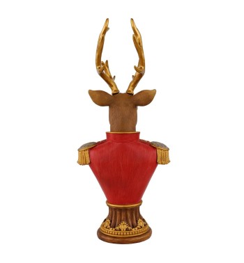 Busto Renna Natalizia in Resina H.36,5 cm Busto Renna Natalizia in Resina H.36,5 cm