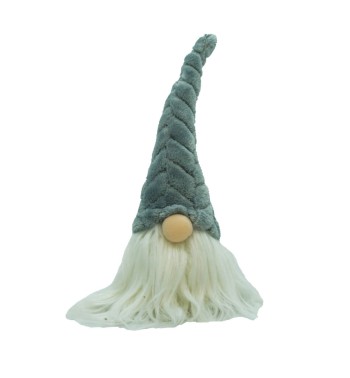 Testa di Gnomo di Natale 4 Colori H.30 cm