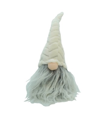 Testa di Gnomo di Natale 4 Colori H.30 cm