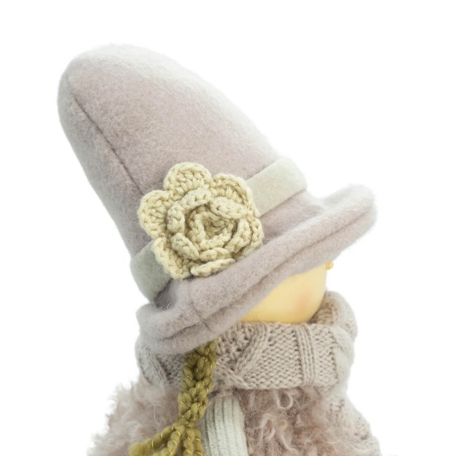 Bimba in Piedi Beige e Rosa H.41 cm