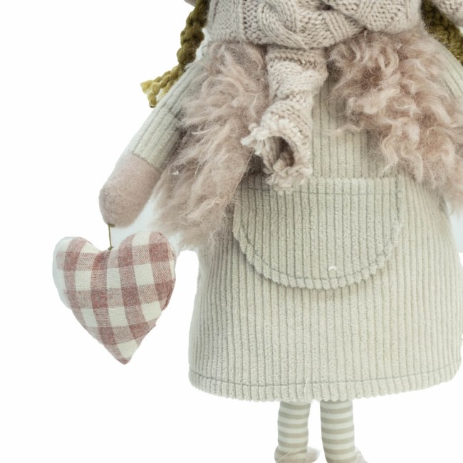 Bimba in Piedi Beige e Rosa H.41 cm