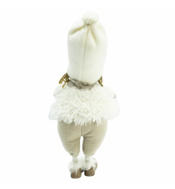Bimbo in Piedi Beige e Bianco H.43 cm