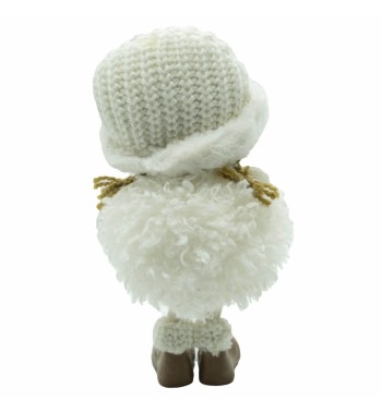 Bimba Bianca in Piedi con Stella in Mano H.33 cm